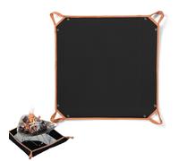 Tapis ignifuge pour barbecue - Ustensiles pour feu de camp et barbecue, protecteur de plan de travail de cuisine | Coussinets de grille ignifuges imperméables à l'huile double