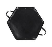 Tapis ignifuge pour foyer - Tapis de protection hexagonal pour barbecue résistant à la chaleur | Tapis de sol imperméable ignifuge avec crochet de suspension, foyers de chaleur