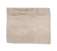 Tapis ignifuge résistant à la chaleur pour barbecue et four à pizza, protège la terrasse et l'herbe des braises, tapis pliable en fibre de verre, 45 x 45 cm (45 x 45 cm)
