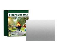 Tapis ignifuge, tapis de feu de camp | Tapis de barbecue ignifuge résistant à la chaleur | Tapis de barbecue pliable résistant à la chaleur, tapis de protection pour barbecue