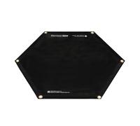 Tapis ignifuge, tapis d'extérieur sous le foyer, tapis de gril rond, protection de pont de foyer, tapis d'extérieur ignifuge portable, tapis ignifuge pour l' , tapis de barbecue au charbon de bois