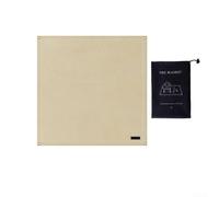 Tapis ignifuge, tissu de pique-nique ignifuge en fibre de verre résistant à la chaleur pour barbecue, camping, 50 x 50 cm