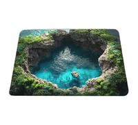 Tapis Illusion 3D - Carpette Douce Peluche Antidérapante | Dessin Flaque d'eau | pour Cuisine Salon Chambre Salle Bain Intérieur Extérieur Domicile Travail Décoration Maison