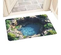 Tapis Illusion 3D Natte Cascade Esthétique Lavable