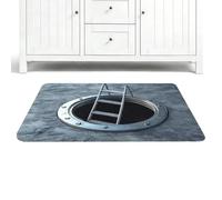 Tapis Illusion d'Optique Paillasson Anti-Dérapant Piège