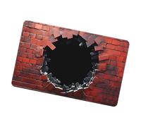 Tapis illusion d'optique - Tapis avec trou sans fond comme paillasson de porte, illusions absorbantes - Pour la maison, la cuisine, le salon, l'entrée, le couloir et le dortoir