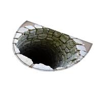 Tapis Illusion Optique - Tapis Lavable | Tapis 3D avec Illusion Optique Pour Zone - Pour Chambre à Séjour, Salle De Bains Entrée Intérieur Extérieur Bureau Dortoir Appartement Ferme Hôtel Boutique