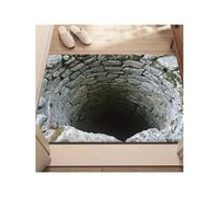 Tapis Illusions Optique, 50X80CM Tapis Entrée Antidérapant Illusions Optique Intérieur, Moquette Lavable Illusion Optiques 3D Chambre Cuisine, Moquette Entrée Fantaisie Illusion Optiques Intérieur