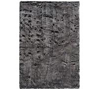 Tapis Imitation Fourrure à Poils Longs "Tender" Anthracite 80 x 150 cm