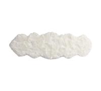 Tapis Imitation Fourrure "Katy" 55x180cm Blanc