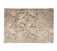 HOME DECO FACTORY - Tapis Imit Fourrure Imp Doré Taupe 120 x 170 cm