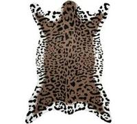Tapis Imitation Peau de Léopard "Desert" 160x230cm Marron & Blanc