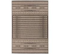 Tapis Imprimé à Poils Plats Splash Marron 120 x 170 cm Marron