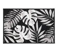 Tapis Imprimé "Amber" 40x60cm Noir Noir G