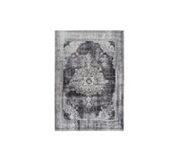 Tapis Imprimé Antique Vintage Gris 140 x 200 cm Gris