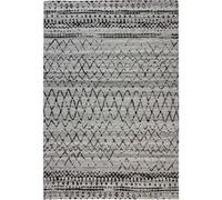 Tapis Imprimé Ethnique Phoenix Naturel & Gris 200 x 290 cm Gris