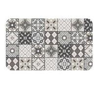 Tapis Imprimé Gaston 45x75cm Gris & Blanc Multicolore G