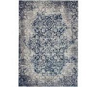 Tapis Imprimé Jacquard River Gris 80 x 150 cm