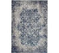 Tapis Imprimé Jacquard "River" Gris 80 x 150 cm Gris G