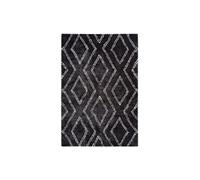 Tapis Imprimé Losange "Orlando" Anthracite 200 x 290 cm