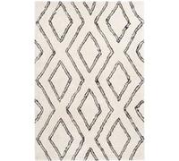 Tapis Imprimé Losange Orlando Ivoire 160 x 230 cm