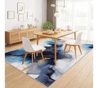 Tapis Imprimé Motifs d'encre Flou Diffusion pour Salon Chambre Décoration de la Maison - Multicolore Flanelle Antidérapante Tapis Salon de Sol paillasson 40 x 60 cm