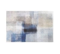 Tapis imprimé multicolore sur base jacquard 140x200 140x200x0.6cm Bleu