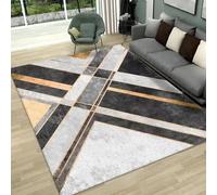 Tapis imprimé nordique marron pour salon, chambre à coucher, décoration de la maison, tapis de sol, table basse, tapis de salle de bain, paillasson d'intérieur 120 x 150 cm pour entrée