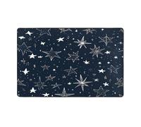 Tapis imprimé phosphorescent pour salon, chambre à coucher et bureau - 152,4 x 99,1 cm - Tapis de sol doux et antidérapant - Tapis d'intérieur moderne
