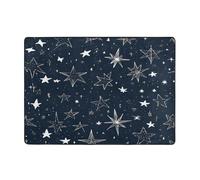 Tapis imprimé phosphorescent pour salon, chambre à coucher et bureau - 203,2 x 147,3 cm - Tapis d'intérieur moderne et antidérapant
