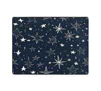 Tapis imprimé phosphorescent pour salon, chambre à coucher et bureau - Tapis de sol doux et antidérapant - Tapis d'intérieur moderne - 160 x 122 cm