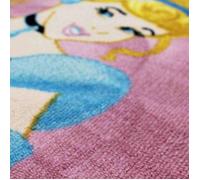 Tapis imprimé Princesse Cendrillon, Disney rose 67x67