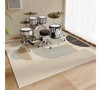 Tapis insonorisant antidérapant pour batterie électronique et acoustique, idéal pour caisse claire et kit de jazz de qualité professionnelle 180 x 140 cm