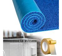 Tapis Insonorisant Auto-adhésif pour Surfaces en Fer, Tapis Silencieux pour Pluie, Tapis Isolant Et Amortisseur en PVC, Coussin Anti-goutte pour Climatiseur(Blue,0.9x7m(35.4x275.5in))