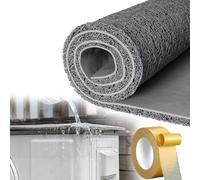 Tapis Insonorisant Auto-adhésif pour Surfaces en Fer, Tapis Silencieux pour Pluie, Tapis Isolant Et Amortisseur en PVC, Coussin Anti-goutte pour Climatiseur(Gray,1.6x8m(62.9x314.9in))