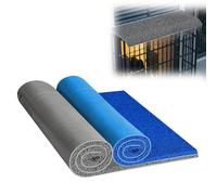 Tapis Insonorisant Autocollant Pour Extérieur, Toits, Climatiseurs Et Abris, Bobine De Fil Épais + PVC Antidérapant, Coussin Insonorisant Pour Abri Contre La Pluie(Blue,1.6x7m(62.9x275.5in))