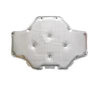 Tapis insonorisant en coton for capot avant de voiture, compatible avec BMW X3 G01 X4 G02 2018-2020(Silver)