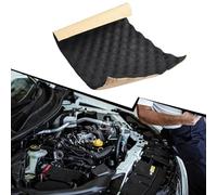 Tapis insonorisant en mousse acoustique de 2 cm pour isolation phonique et amortissement à l'intérieur des véhicules, y compris sous le siège et le sol (50 x 80 cm)