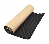 Tapis insonorisant en mousse de 2 cm - Amortissement acoustique et isolant thermique pour intérieur et extérieur du véhicule, coffre, passage de roue, sol, panneaux de carrosserie (noir)