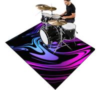 Tapis insonorisant pour Batterie électronique Tapis Batterie Tapis de Tambour Tapis antidérapant Tapis de Batterie Acoustique Drum Mats Tapis de Piano Tapis d'instrument de musique 120 x 90 cm