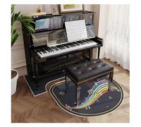 Tapis insonorisant pour Piano, Tapis de Protection Piano Droit, Amortissement du Bruit, réduction Coussinets acoustiques antidérapants absorbants, Sol Studio Musique D 70 * 160cm+110 * 110cm