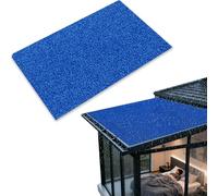 Tapis Insonorisant pour Toit, Auvent, Toit Métallique, Insonorisant pour Stopper Les Écoulements D'eau, Isolation Phonique, Coussin Anti-goutte pour Climatiseur(Blue,1.6x8m(62.9x314.9in))