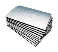 Tapis Insonorisant Pour Voiture 10 Pièces, Tapis D'amortissement Des Vibrations Avec Bouclier Thermique Auto-adhésif, Argent | Coton Absorbant De Barrière Acoustique Thermique De 9.84x7.09in 25x18cm P