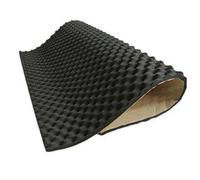 Tapis Insonorisant Pour Voiture 20 Mm Isolation Phonique Pare-feu, Mousse Thermique Coton Autocollant Capot Voiture Moteur Pare-feu Tapis Chauffant Natte D'Isolation(50cmx50cmx2cm)