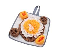 Tapis interactif pour alimentation lente, tapis de reniflement des animaux | Jouets interactifs pour enrichissement des chiens