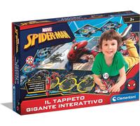 Clementoni Sapientino géant Marvel Spider-Man - Puzzle Enfants 24 Maxi pièces avec Stylo, Jeu éducatif 3 Ans - Fabriqué en Italie, 16451, Tapis interactif Spiderman