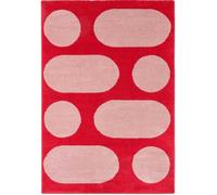 Tapis intérieur à poils longs Groovy 381 rouge 80 x 140 cm