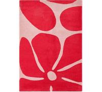 Tapis intérieur à poils longs Groovy 385 rouge 120 x 160 cm