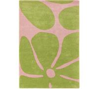 Tapis intérieur à poils longs Groovy 385 vert 80 x 140 cm