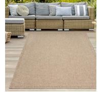 Tapis intérieur et extérieur style jute naturel - TEPPICH-TRAUM - Größe - 120 x 170 cm - Beige - Moderne - Uni